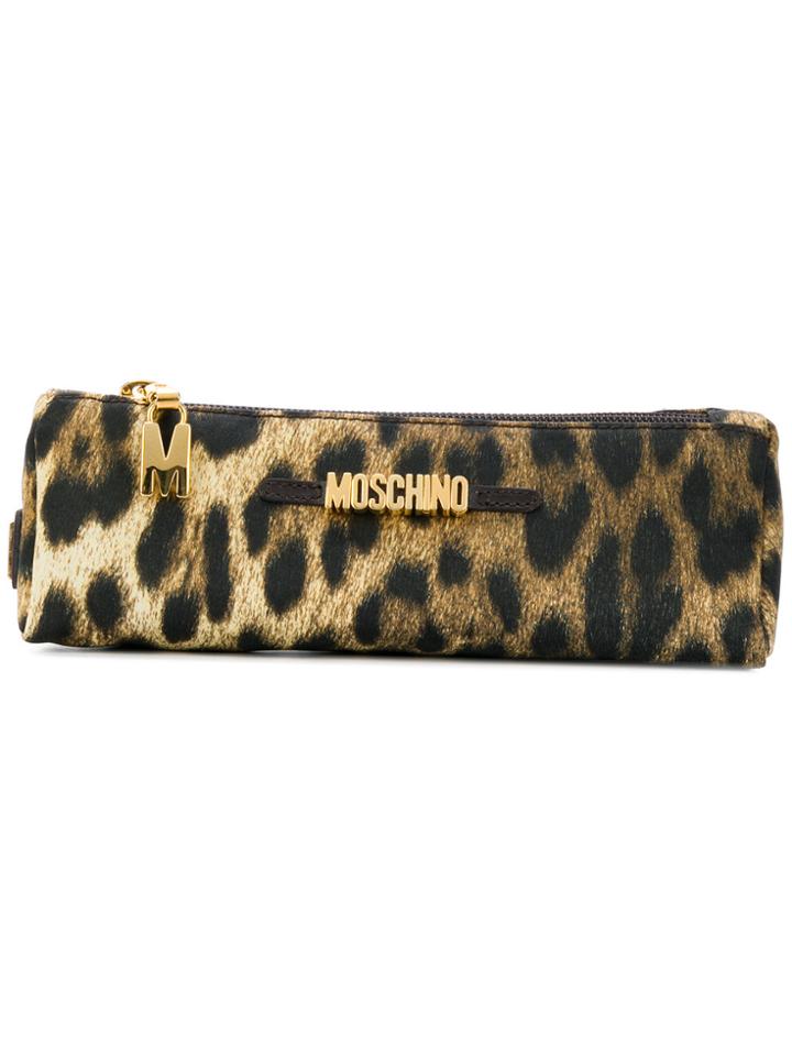 Moschino Vintage Animal Print Pouch - Multicolour