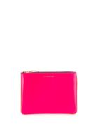 Comme Des Garçons Wallet Sa5100 Colour-block Wallet - Pink