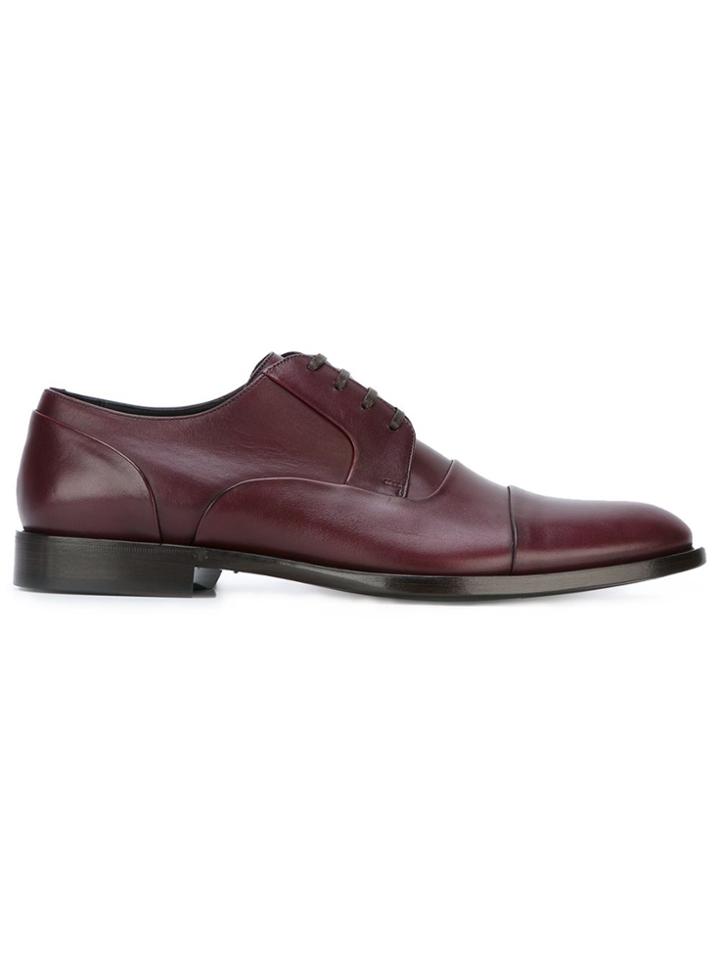 Dolce & Gabbana 'napoli' Derby Shoes - Pink & Purple