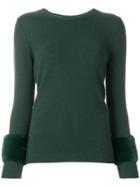 Simonetta Ravizza Girocollo Knitted Top - Green