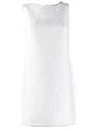 Ermanno Scervino Sleeveless Mini Dress - White