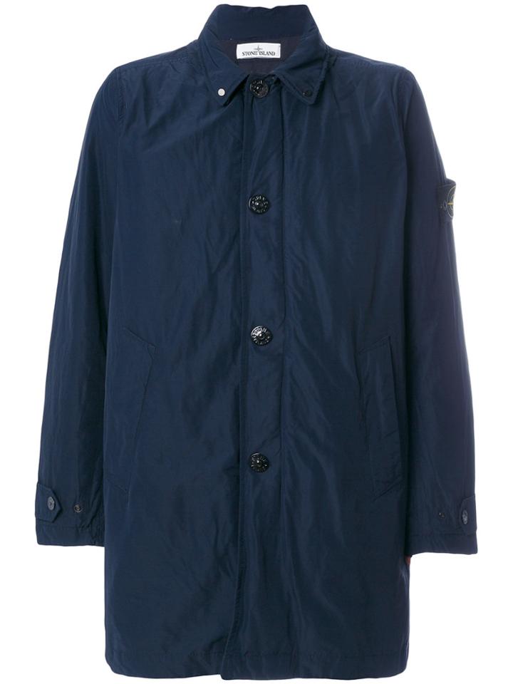 Stone Island Padded Interior Coat - Blue