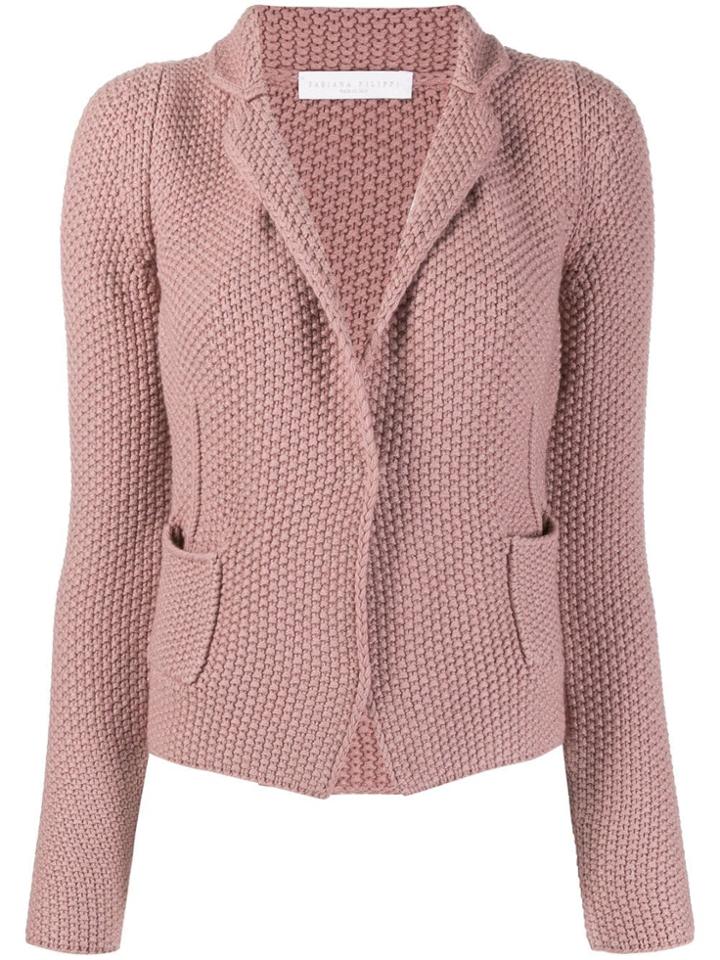 Fabiana Filippi Textured Knit Cardigan - Pink