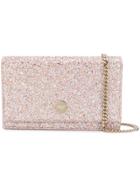 Jimmy Choo Florence Glitter Clutch - Pink & Purple