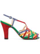 Salvatore Ferragamo Lattice-strap Sandals - Multicolour