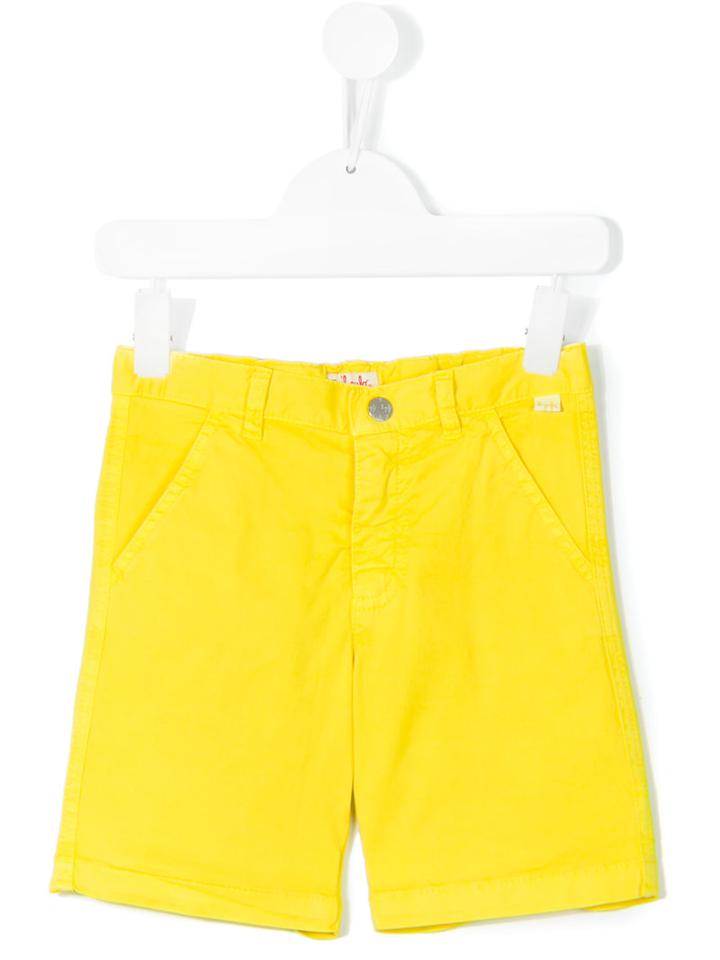 Il Gufo - Chinos Shorts - Kids - Cotton/spandex/elastane - 10 Yrs, Yellow/orange