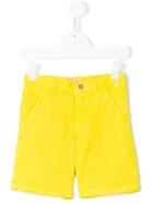 Il Gufo - Chinos Shorts - Kids - Cotton/spandex/elastane - 10 Yrs, Yellow/orange