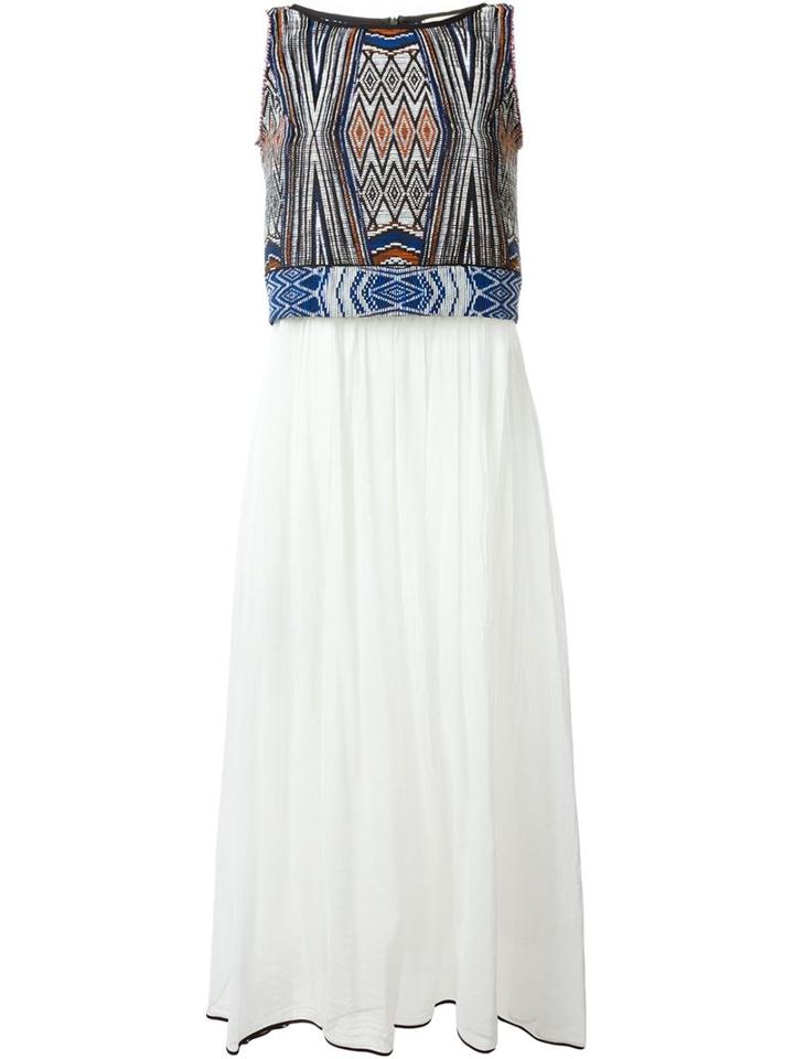 Forte Forte Embroidered Top Midi Dress