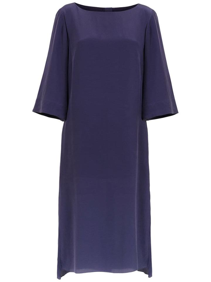 Alcaçuz Fornalha Silk Dress - Purple