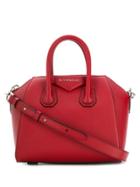 Givenchy Logo Plaque Tote Bag - Red