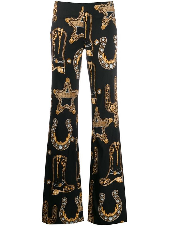 Versace Collection Tapered Trousers - Black