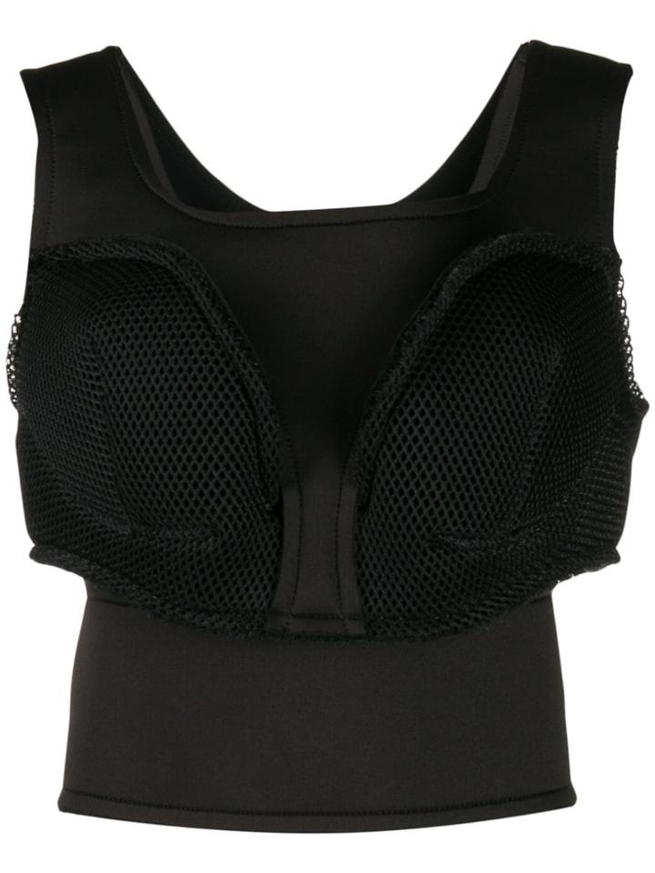 Comme Des Garçons Bra Support Top - Black