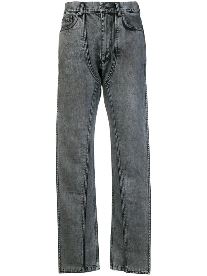 Y / Project Washed Boyfriend Jeans - Grey
