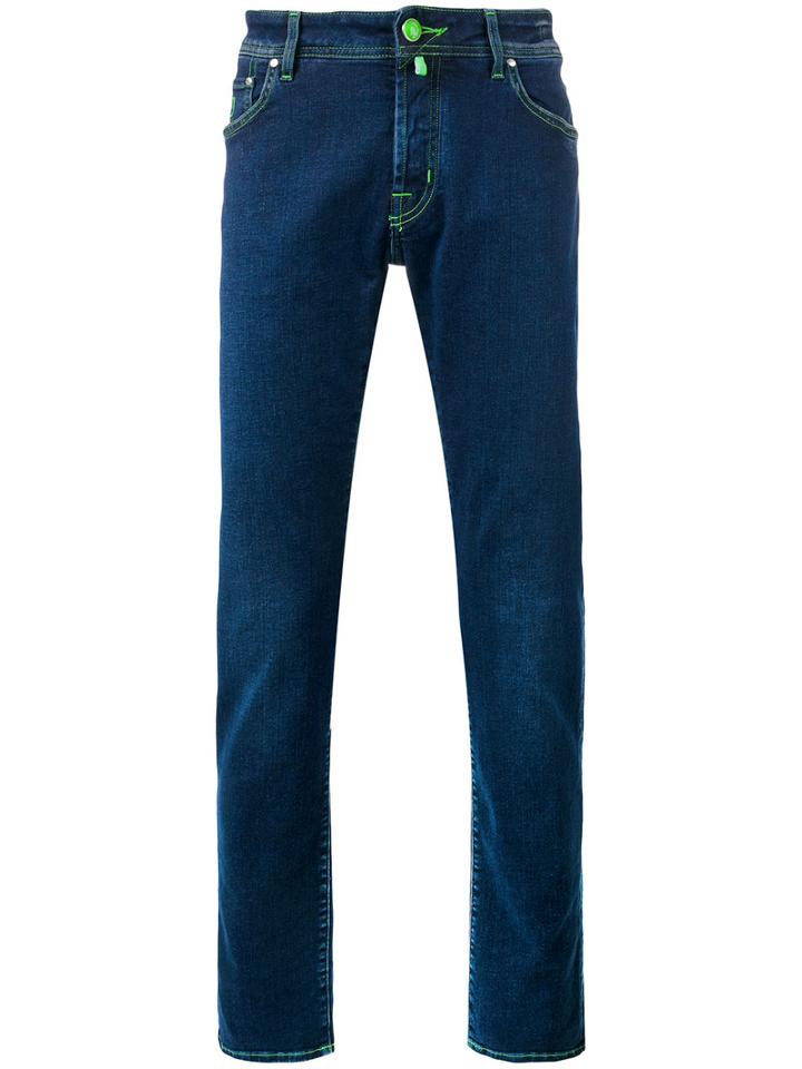 Jacob Cohen - Slim Fit Jeans - Men - Cotton/spandex/elastane - 34, Blue, Cotton/spandex/elastane