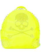 Philipp Plein Pirate Backpack, Yellow/orange, Polyurethane/polyester