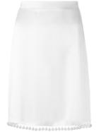 Givenchy Pearl Hem Skirt - White