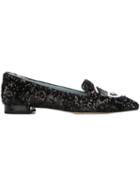 Chiara Ferragni 'flirting' Sequin Slippers