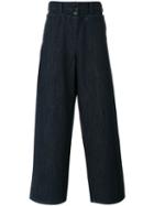 Société Anonyme - Denim 'montauk' Trousers - Unisex - Cotton - Xl, Blue, Cotton