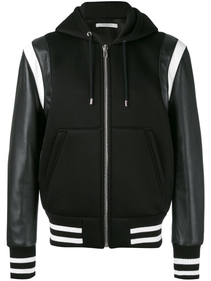 Givenchy Hooded Varsity Jacket - Black