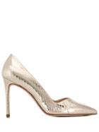 Stuart Weitzman Gold Snakeskin Pumps