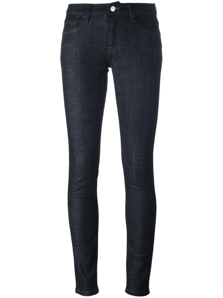 Victoria Victoria Beckham Skinny Jeans, Women's, Size: 26, Blue, Cotton/polyester/spandex/elastane