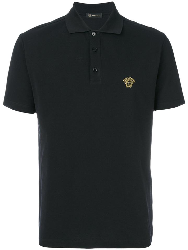 Versace Classic Polo Top - Black