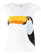 Io Ivana Omazic Toucan Print T-shirt, Women's, Size: Medium, White, Cotton/spandex/elastane