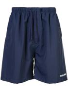 Noon Goons Embroidered Logo Shorts - Blue