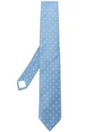 Prada Star Print Tie - Blue