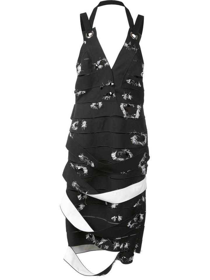 Proenza Schouler Sleeveless Banded Dress, Women's, Size: 4, Black, Polyester/viscose