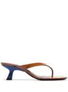 Simon Miller Brown Beep 45 Patent Leather Thong Sandals