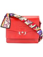 Paula Cademartori Twiggy Shoulder Bag, Women's, Red, Calf Leather/silk