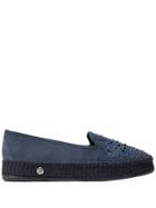 Baldinini Crystal-embellished Espadrilles - Blue