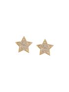 Alinka Stasia Diamond Star Stud Earrings - Metallic