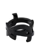 Saint Laurent Monogram Ring - Black