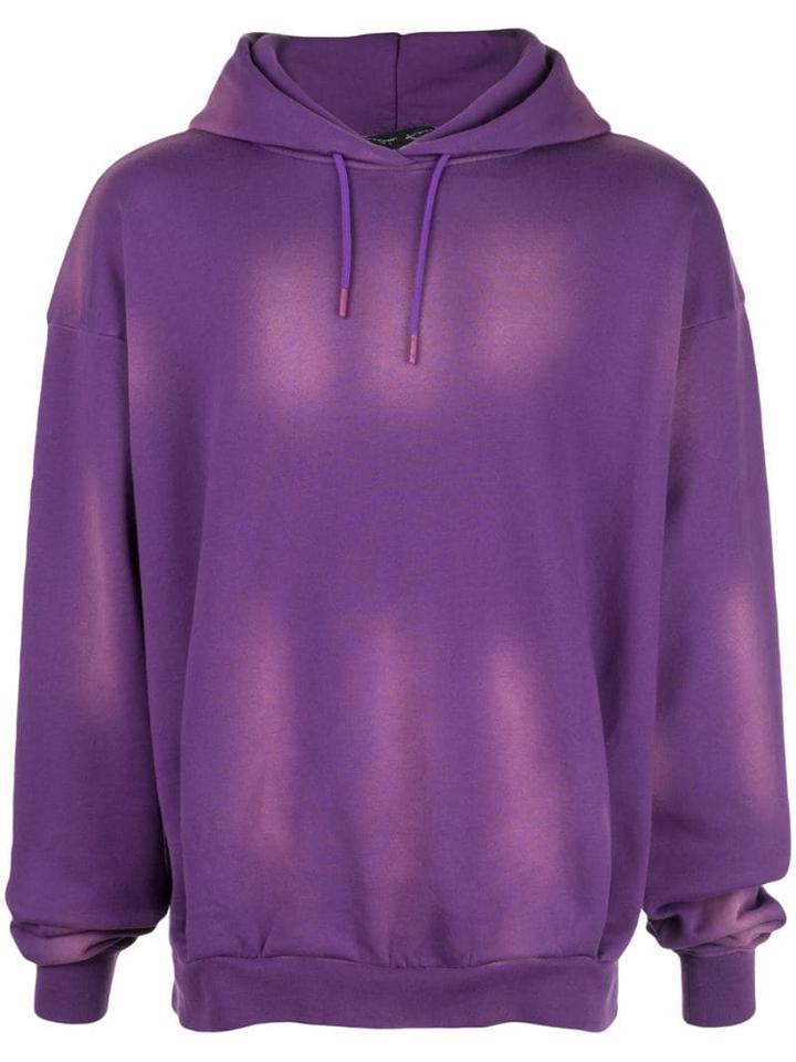 Martine Rose Washed Details Hoodie - Purple