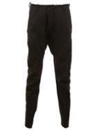 Masnada Raw Hem Trousers, Men's, Size: 50, Black, Linen/flax