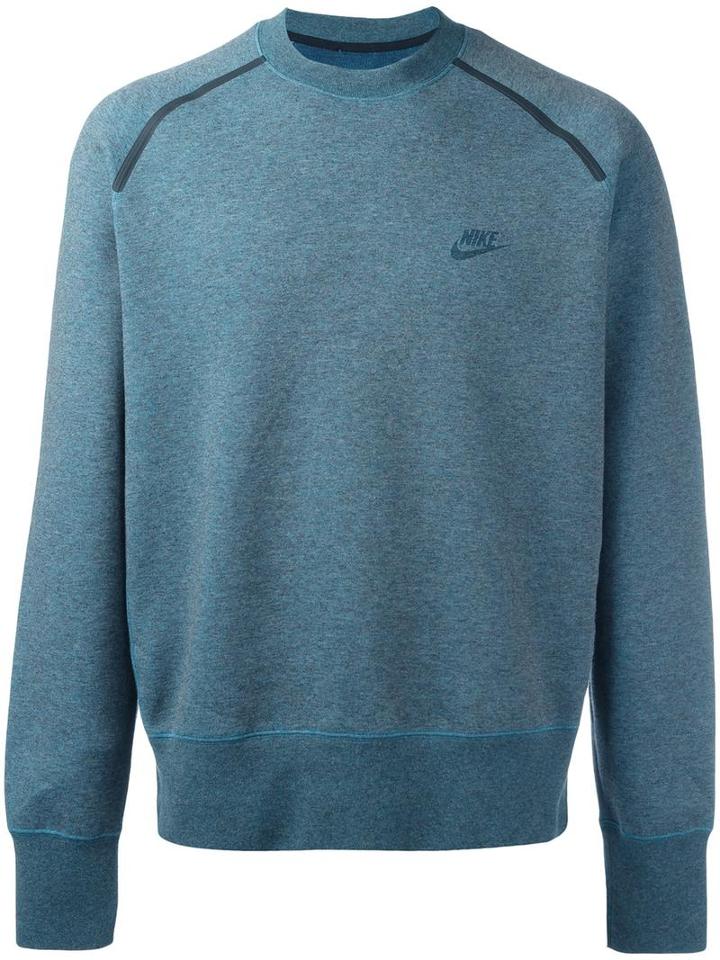 Nike Nikelab X Kim Jones Packable Tech Fleece Sweatshirt, Men's, Size: Small, Blue, Cotton/polyester