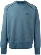 Nike Nikelab X Kim Jones Packable Tech Fleece Sweatshirt, Men's, Size: Small, Blue, Cotton/polyester