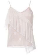 Nk Ruffled Tank Top - White