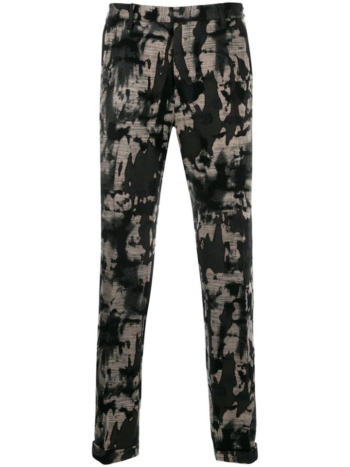 Paul Smith Dyed Effect Trousers - Black