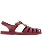 Gucci Summer Chic Sandals - Red