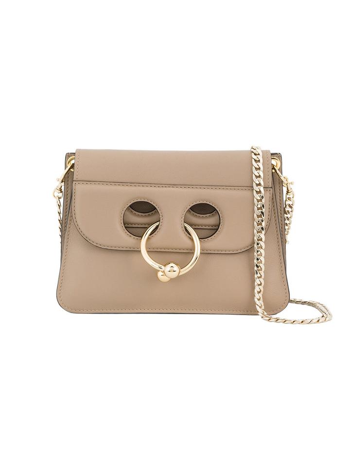 J.w.anderson Mini Pierce Bag, Women's, Nude/neutrals, Calf Leather/metal
