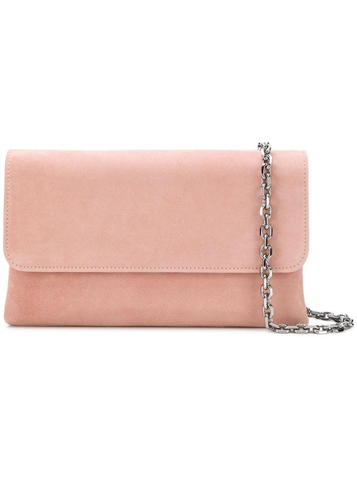 Casadei Foldover Clutch Bag - Pink