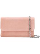 Casadei Foldover Clutch Bag - Pink