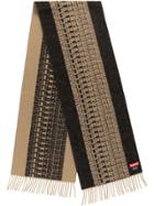 Supreme Logo Embroidered Scarf - Black