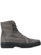 Tod's Lace-up Desert Boots - Grey
