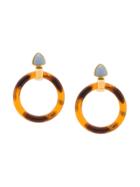 Lizzie Fortunato Jewels Sunset Hoop Earrings - Brown