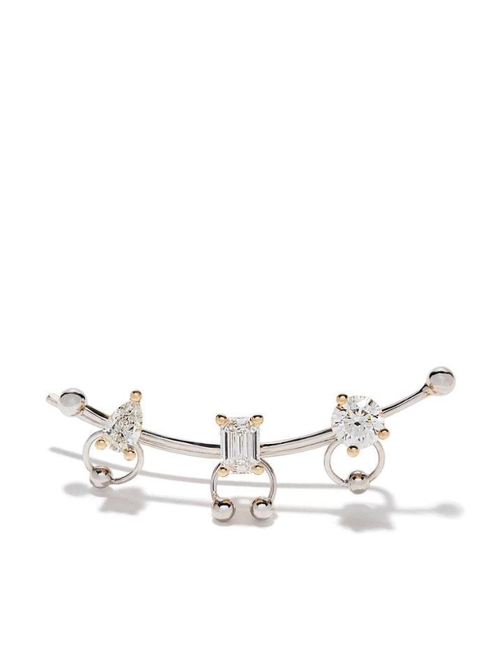 Delfina Delettrez Diamond Foundry X Dover Street Market 18kt White And