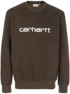Carhartt Logo Print T-shirt - Brown